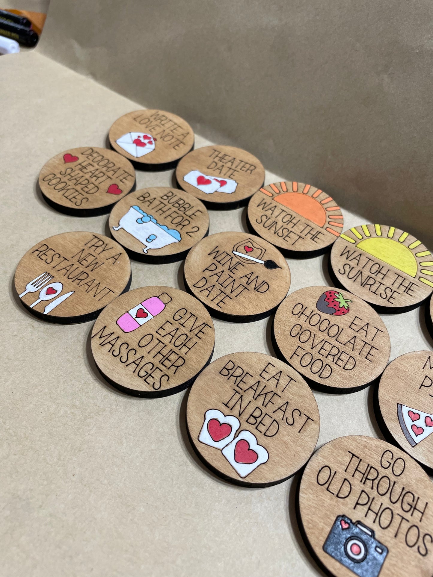 Couple's Date Night Coins
