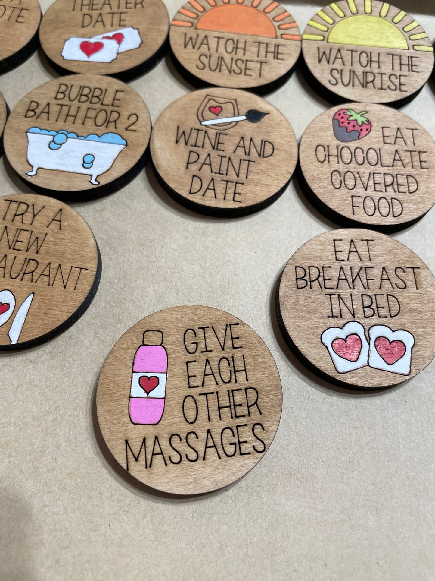 Couple's Date Night Coins