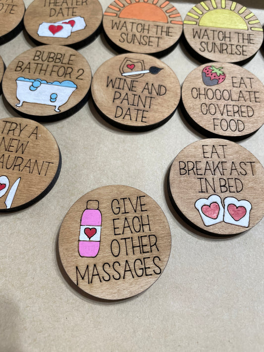 Couple's Date Night Coins