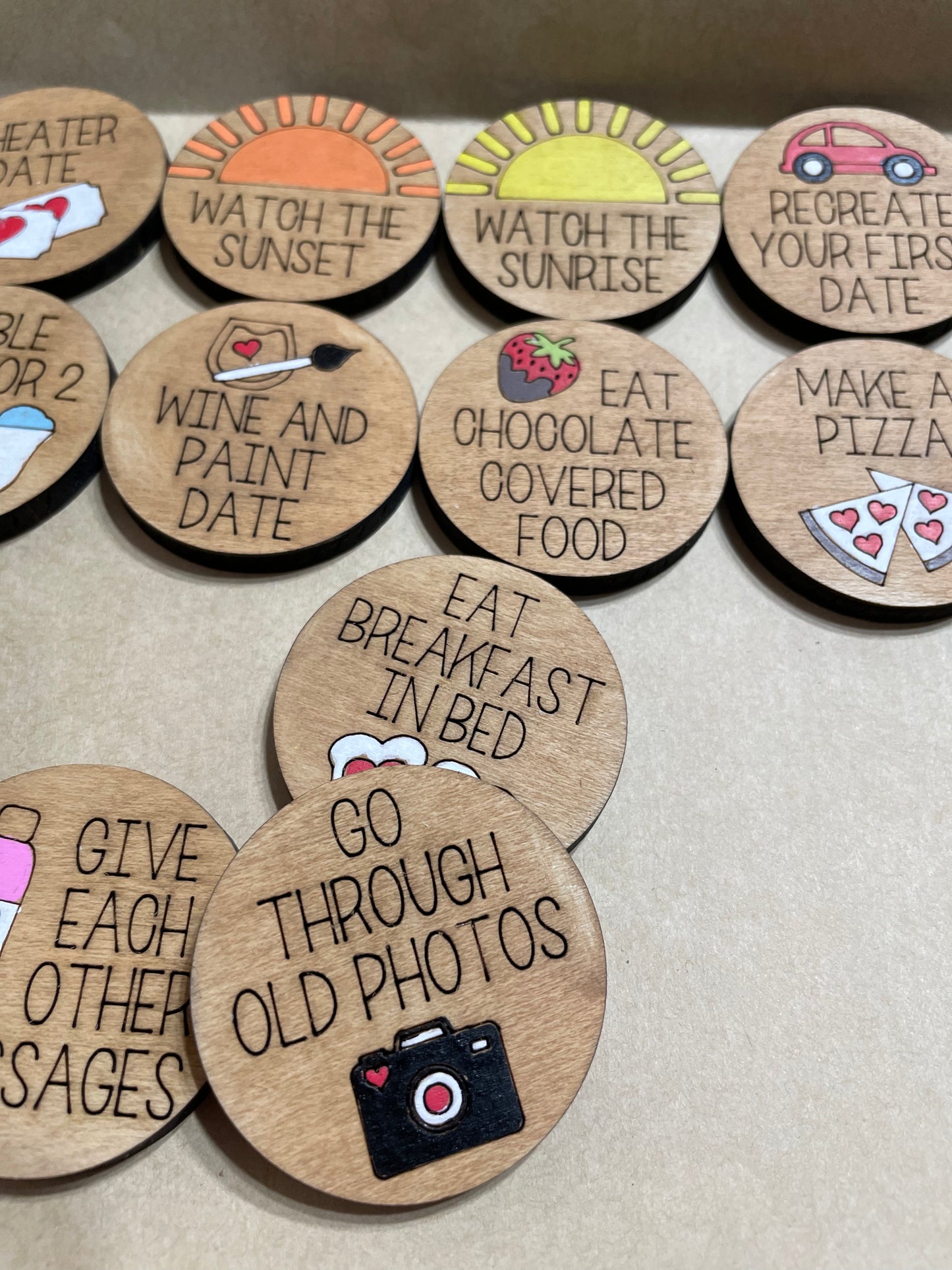 Couple's Date Night Coins