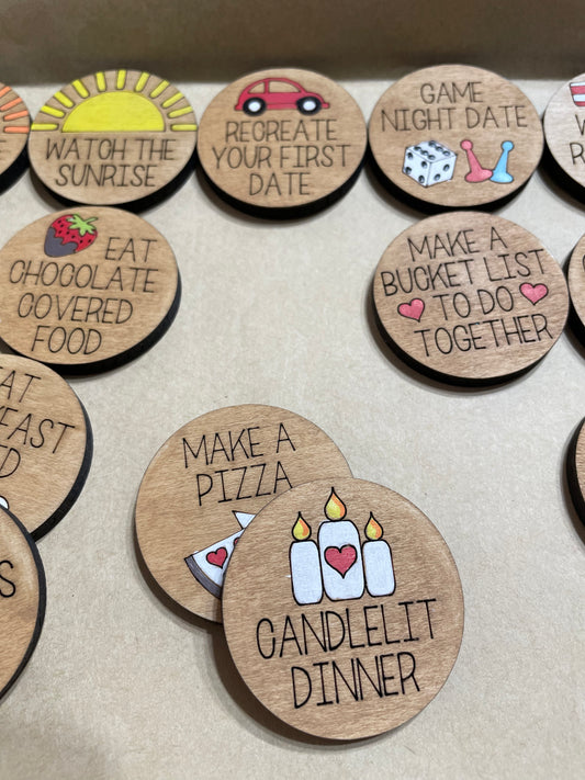 Couple's Date Night Coins