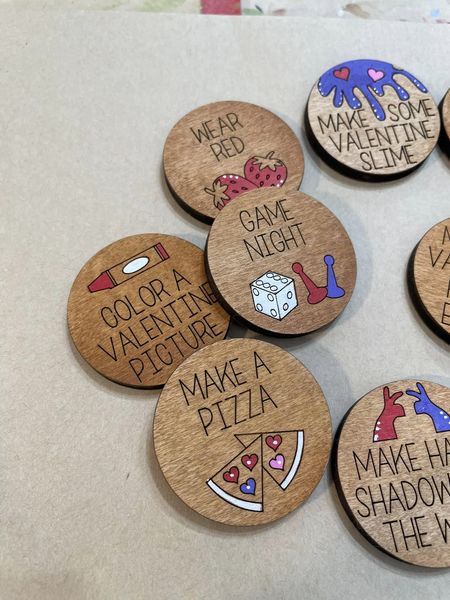 Valentines Family Night Coins