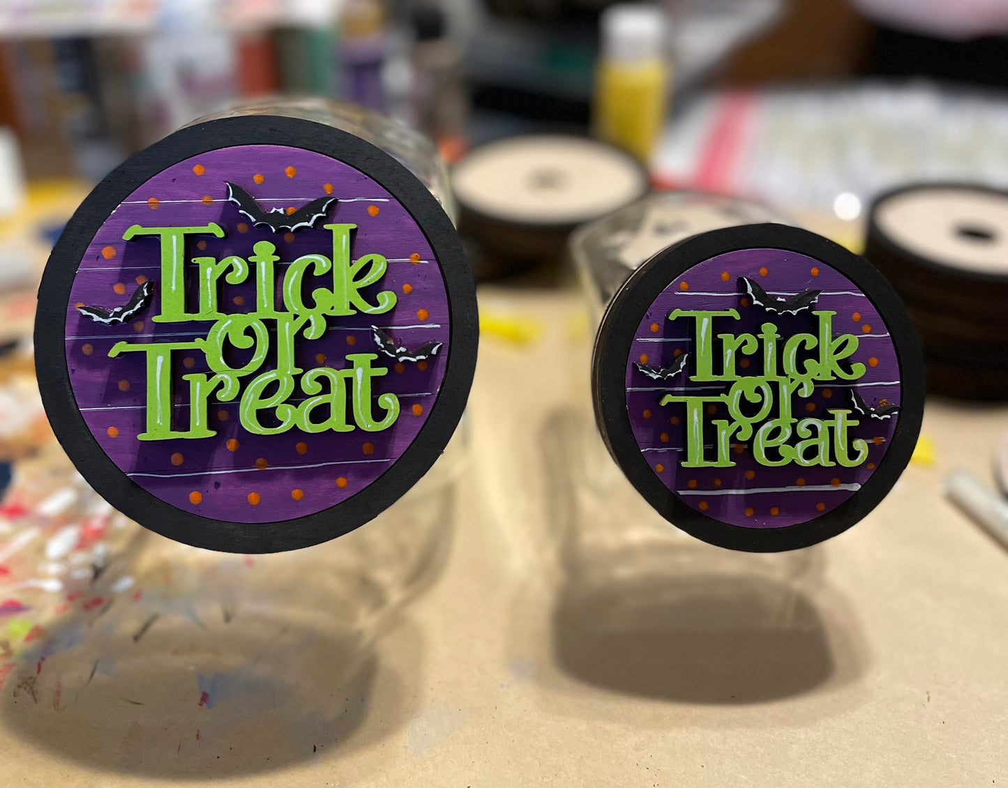 Jar Toppers- SMALL CANDY JAR LID