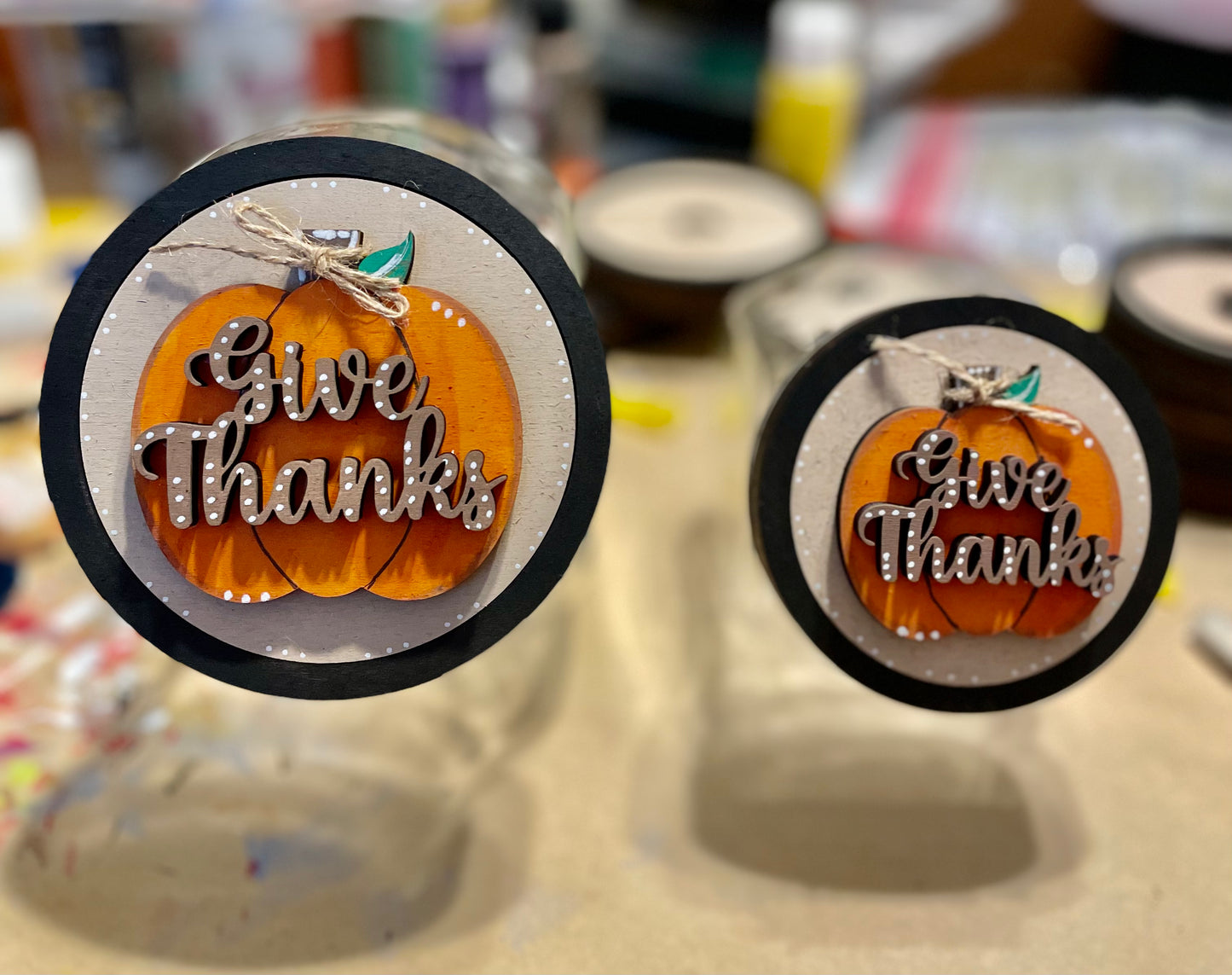 Jar Toppers- SMALL CANDY JAR LID