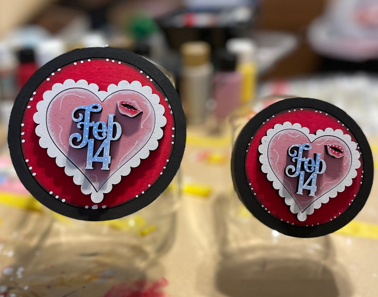 Jar Toppers- LARGE CANDY JAR LID