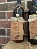 Wine Tags- Rounded design top