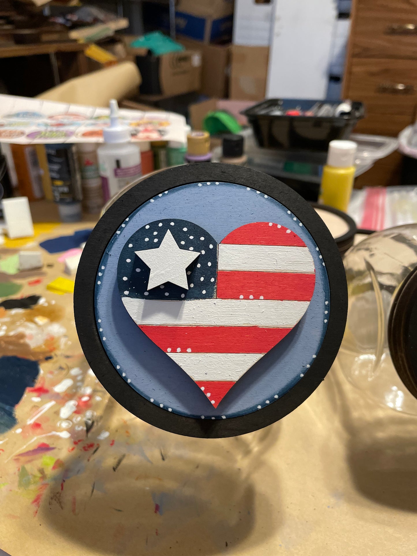 Jar Toppers- SMALL CANDY JAR LID