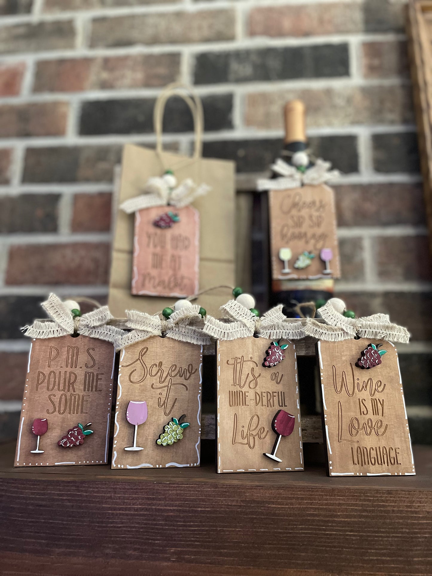 Wine Tags- Box design top