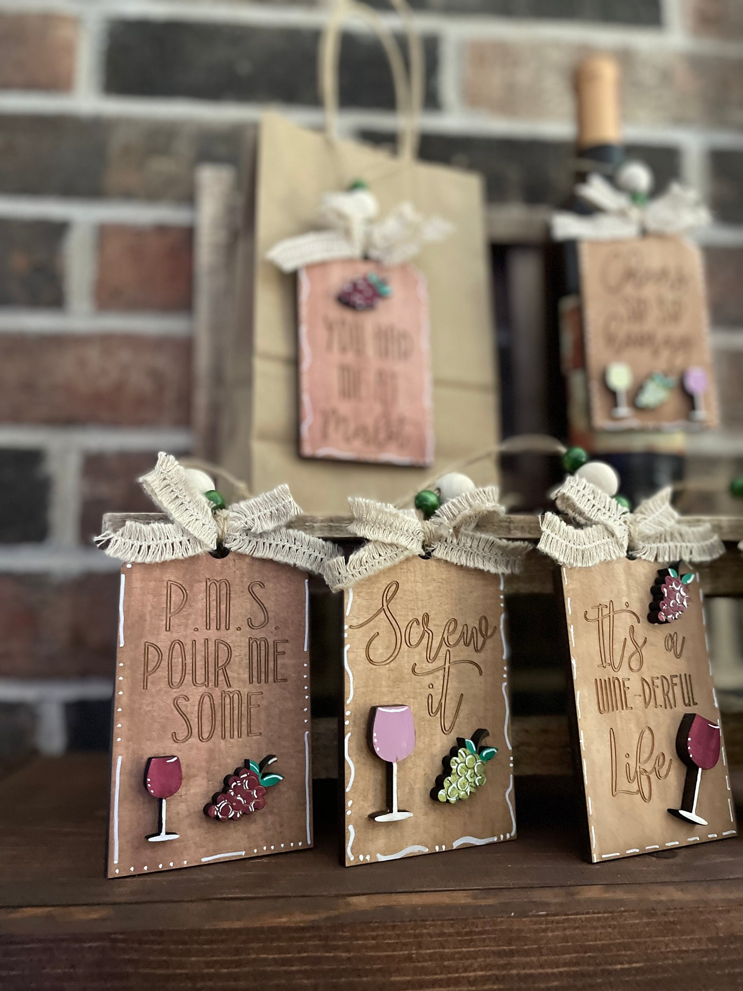 Wine Tags- Box design top