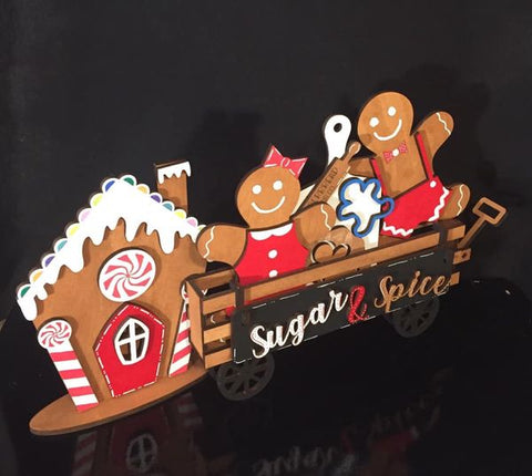 Hay Wagon- Interchangeable Gingerbread