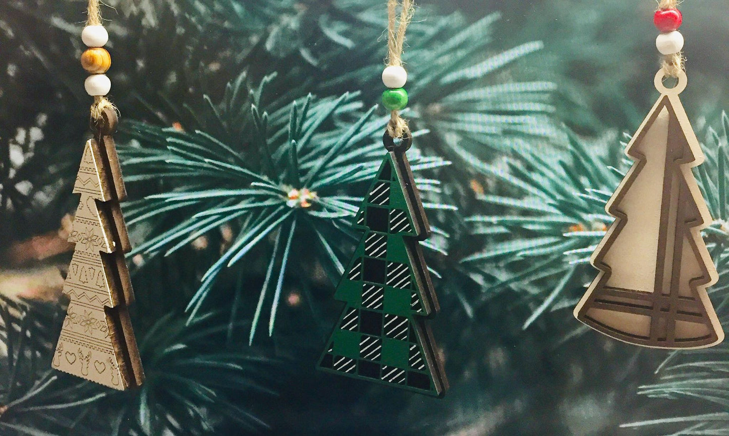 Ornaments- Rustic Trees