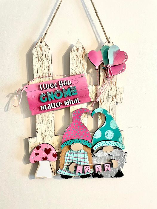 Interchangeable Fence Love You Gnome Matter What