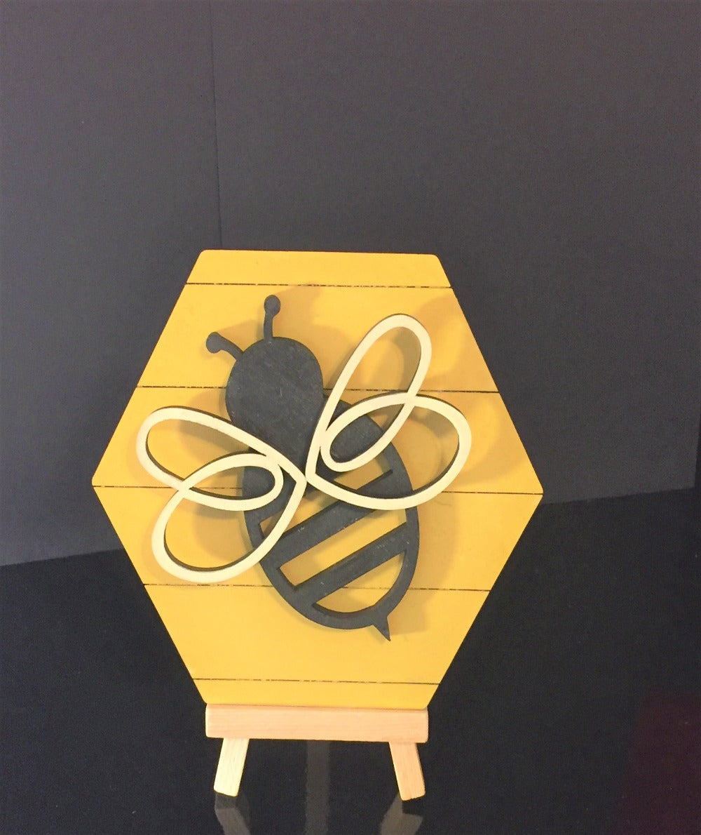 Tiered Tray Set- Honey Bee