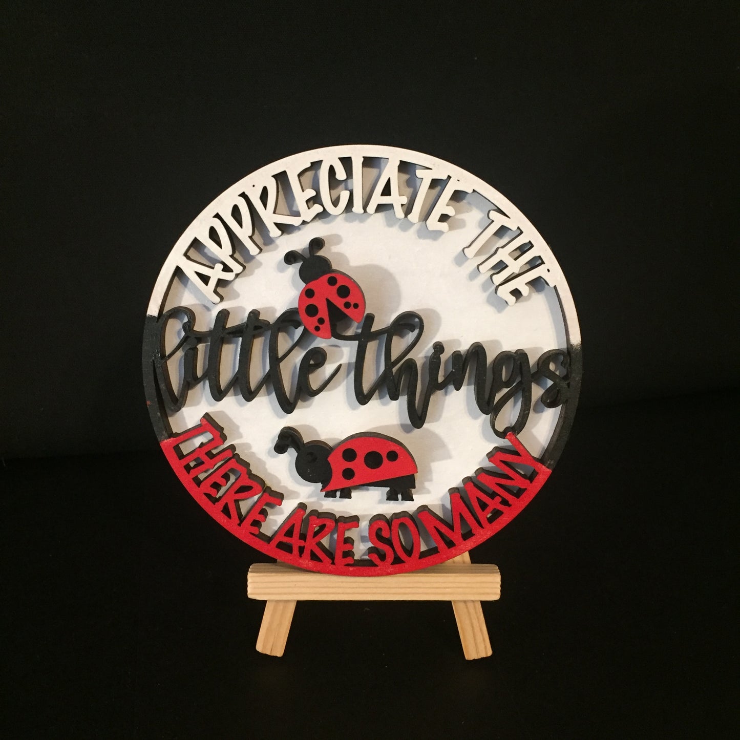 Tiered Tray Set- Ladybug