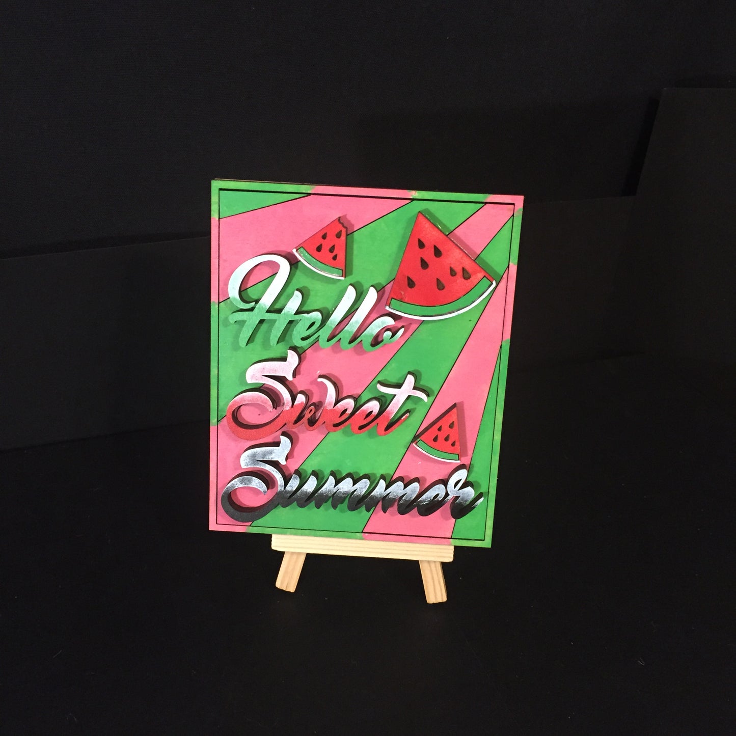 Tiered Tray Set- Watermelon