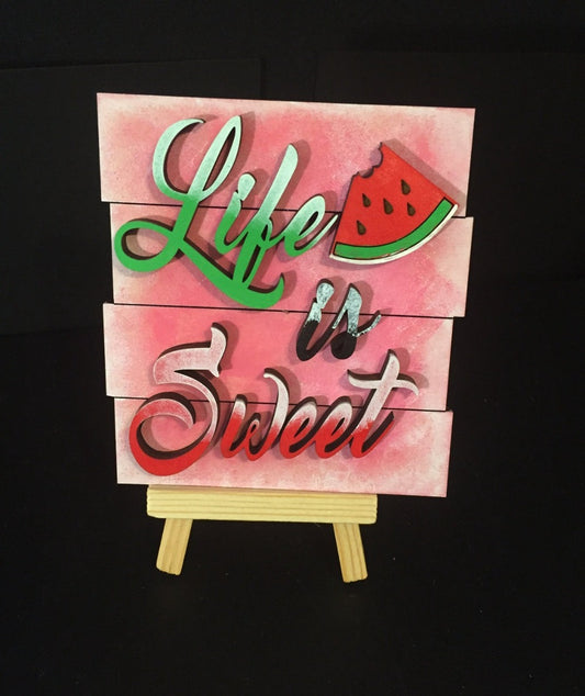 Tiered Tray Set- Watermelon