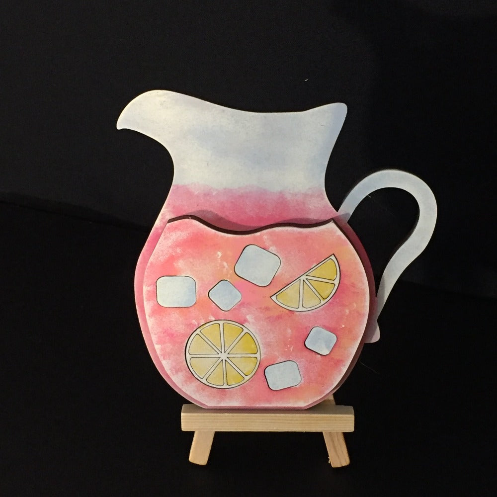 Tiered tray set- Pink Lemonade Stand