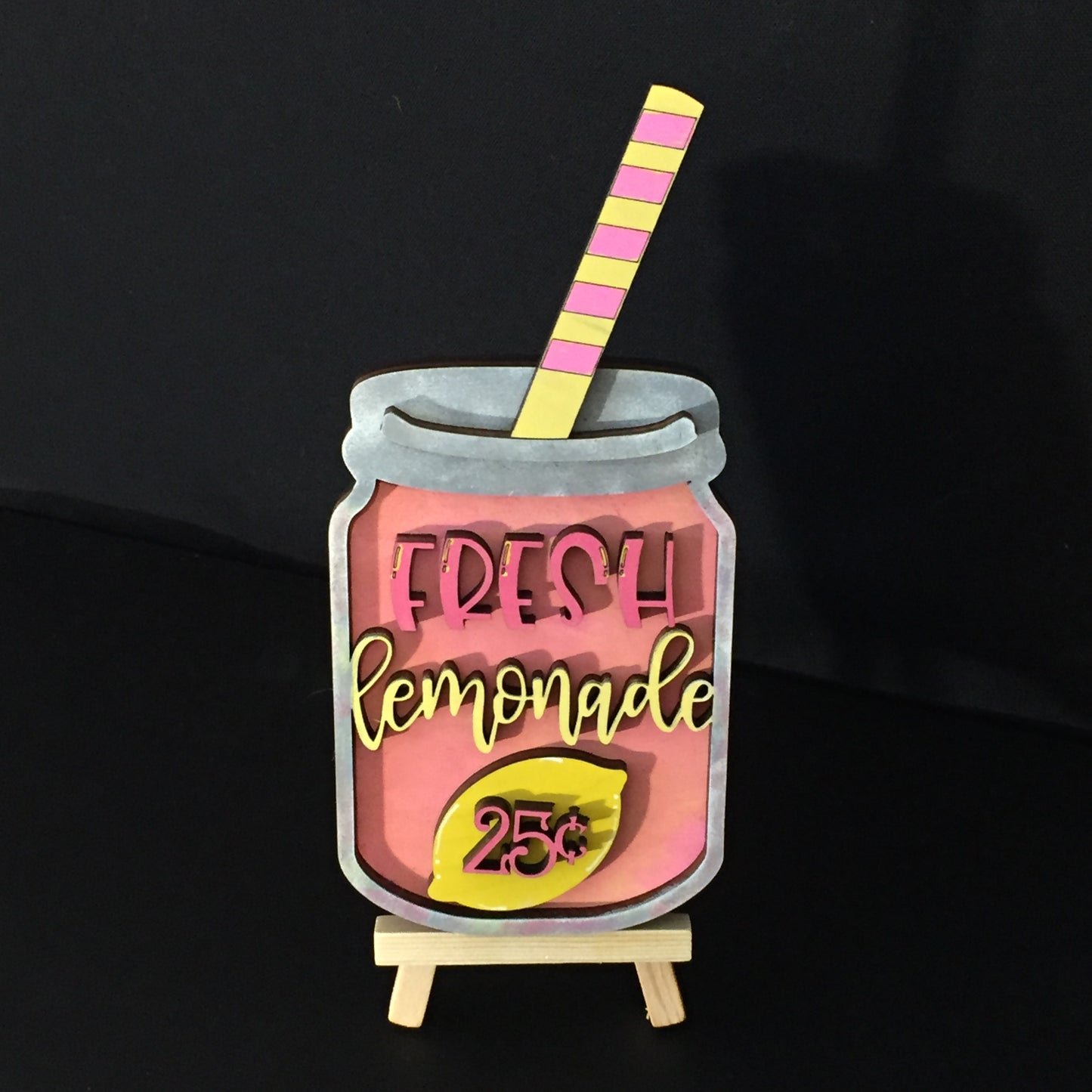 Tiered tray set- Pink Lemonade Stand