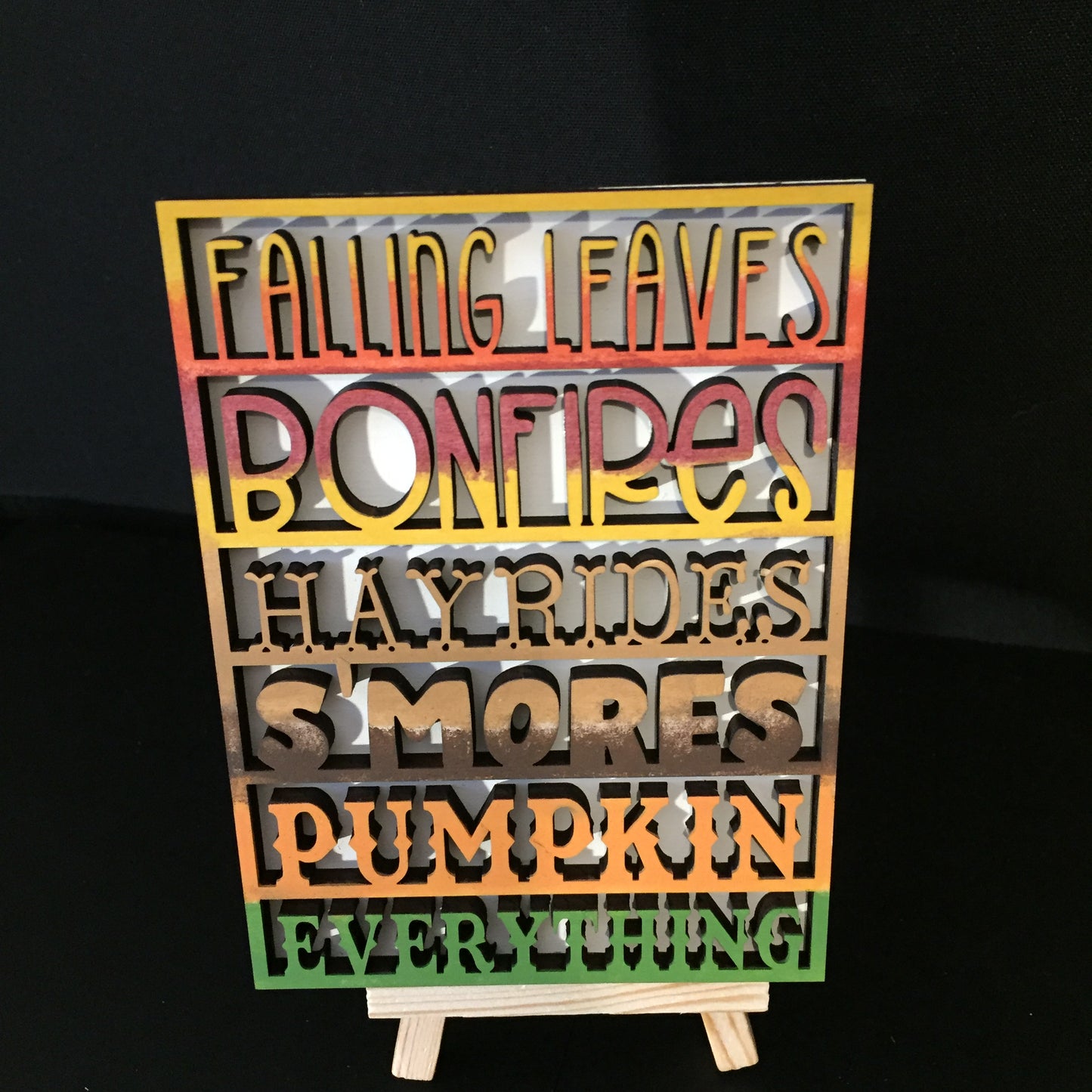 Tier Tray Set- Fall