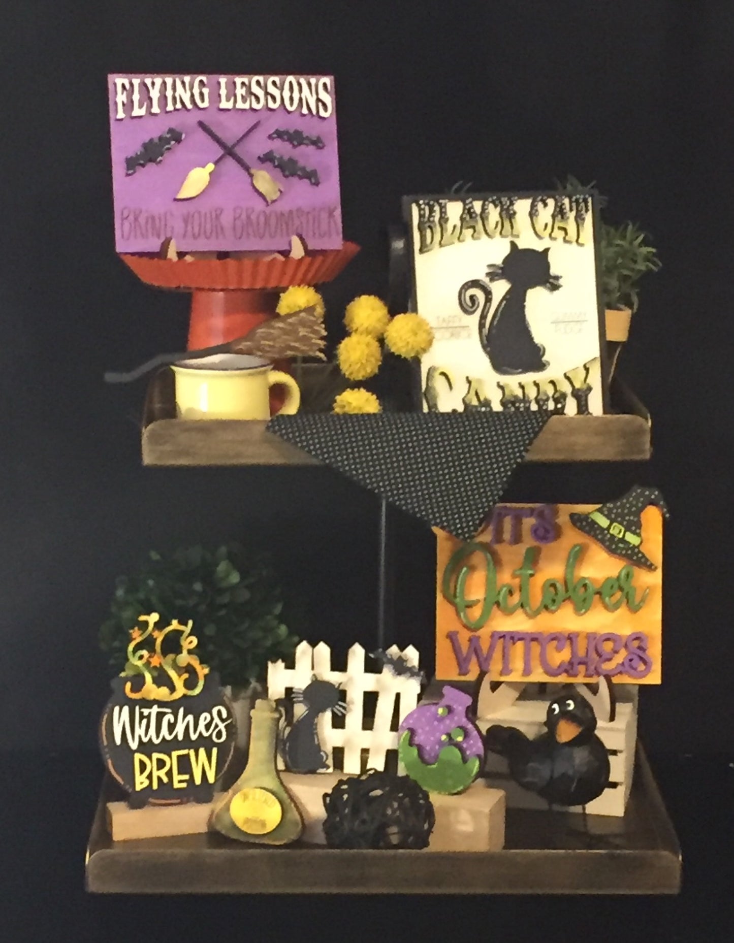 Tier Tray Set- Witches
