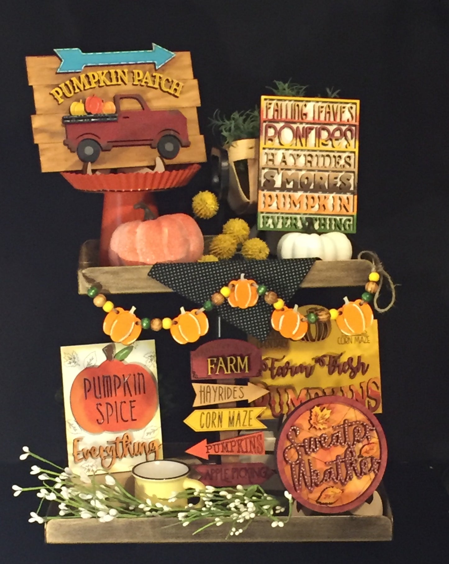 Tier Tray Set- Fall