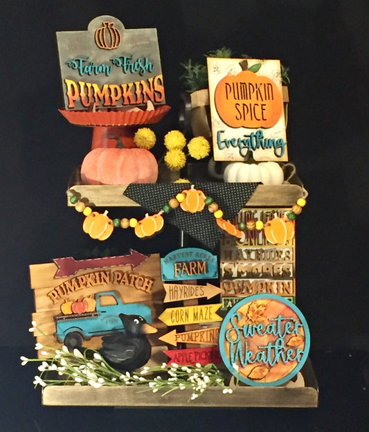 Tier Tray Set- Fall