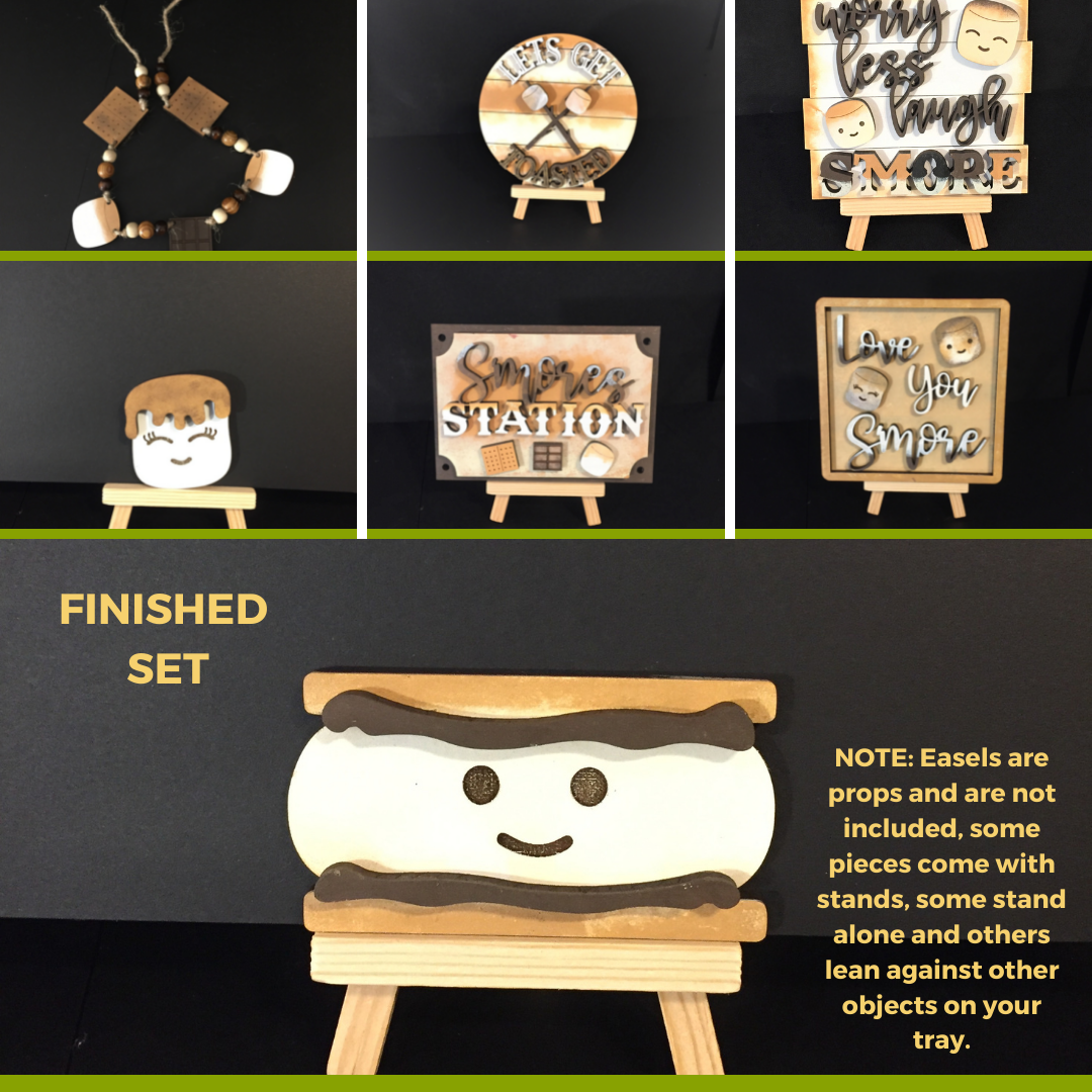 Tiered Tray Set- S'mores