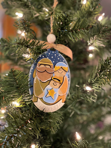 Ornaments- Nativity Oh Holy Night