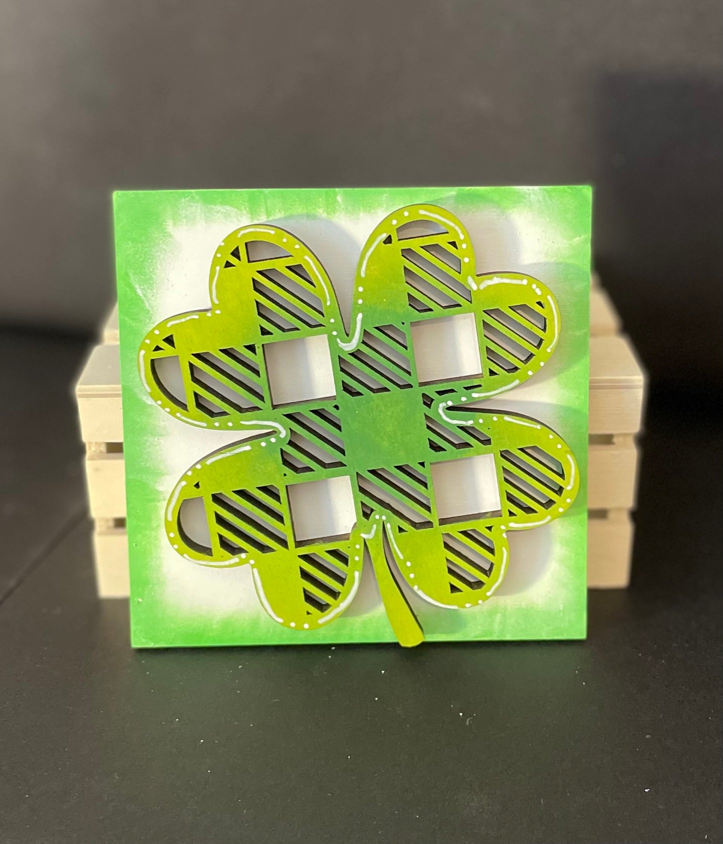 Interchangeable Leaning Ladder- St. Patrick's Day