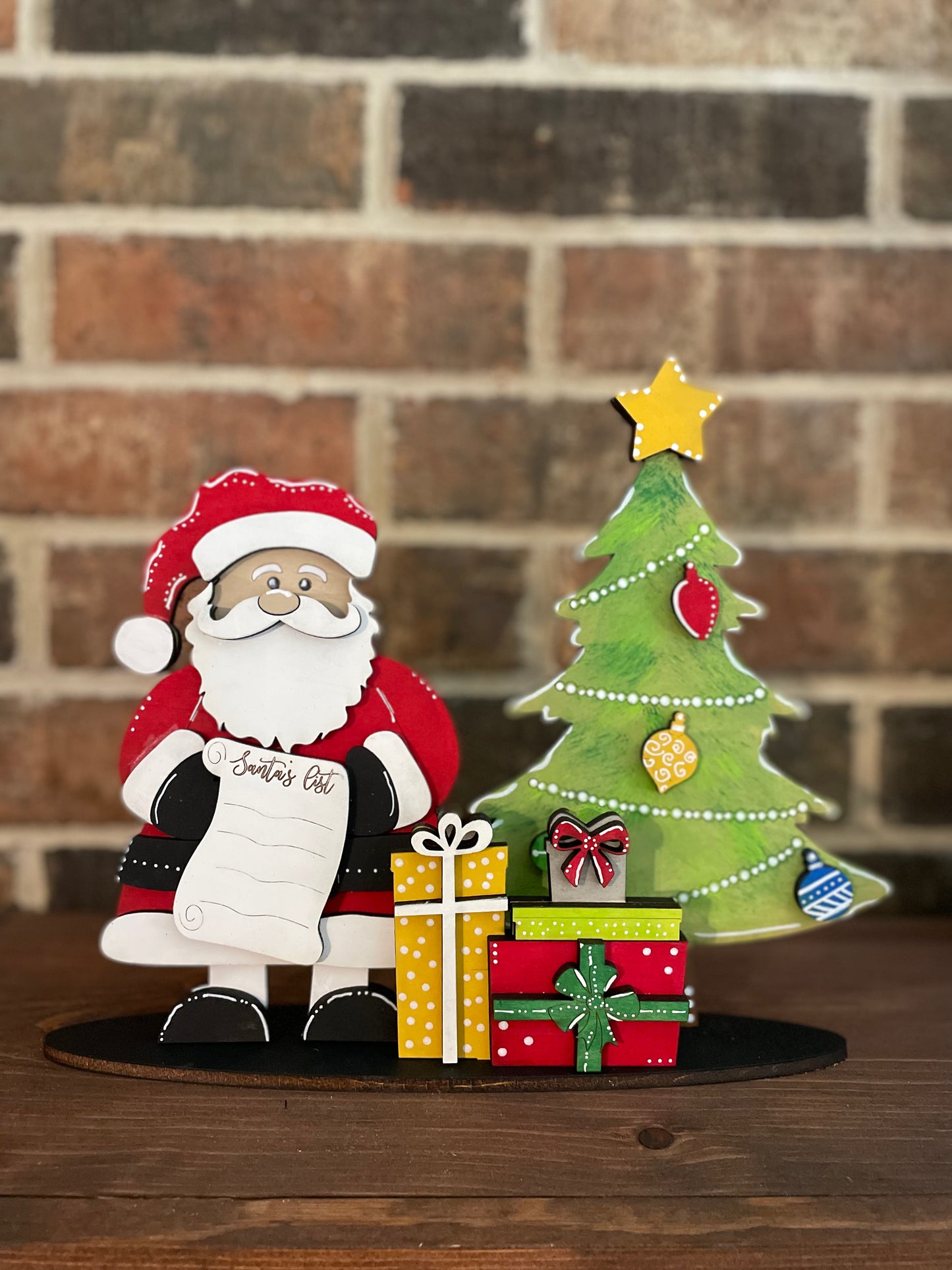 Standing Santa with his List