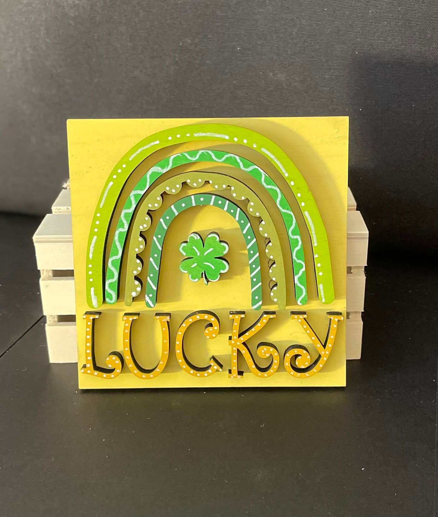 Interchangeable Leaning Ladder- St. Patrick's Day