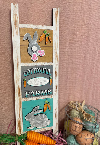Interchangeable Leaning Ladder- Cottontail Farms