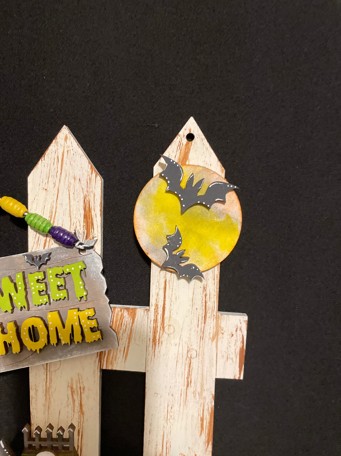 Interchangeable Fence Decor Haunted House