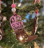 Ornaments- Give Cancer the Boot