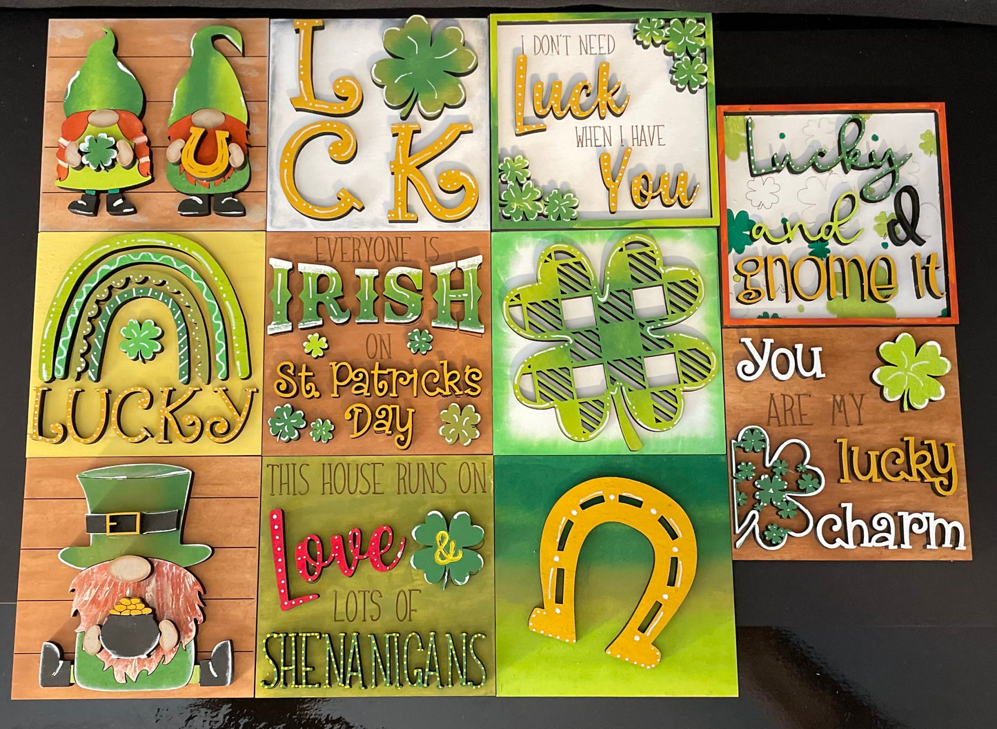Interchangeable Leaning Ladder- St. Patrick's Day