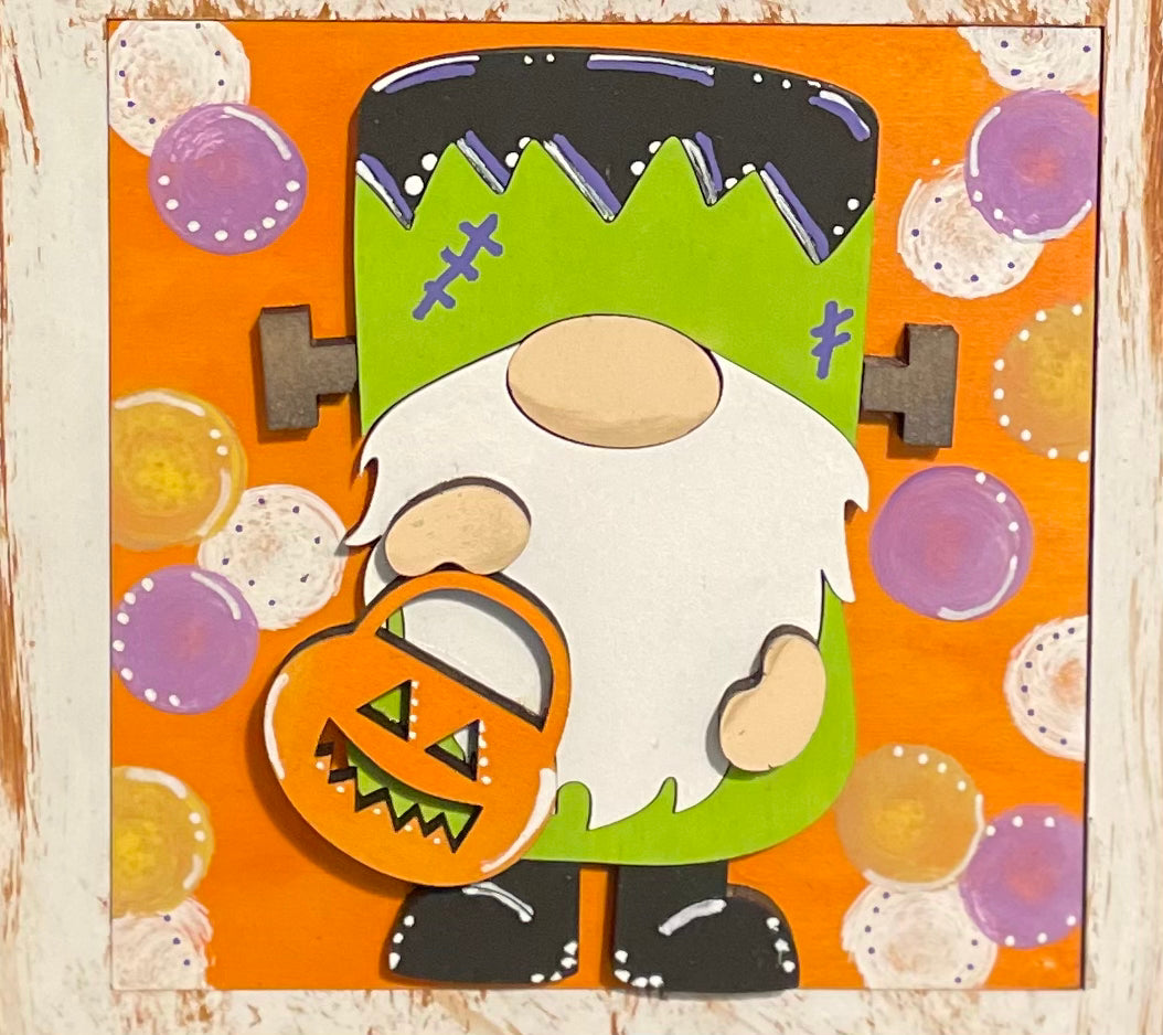 Interchangeable Leaning Ladder- Halloween Trick or Treat