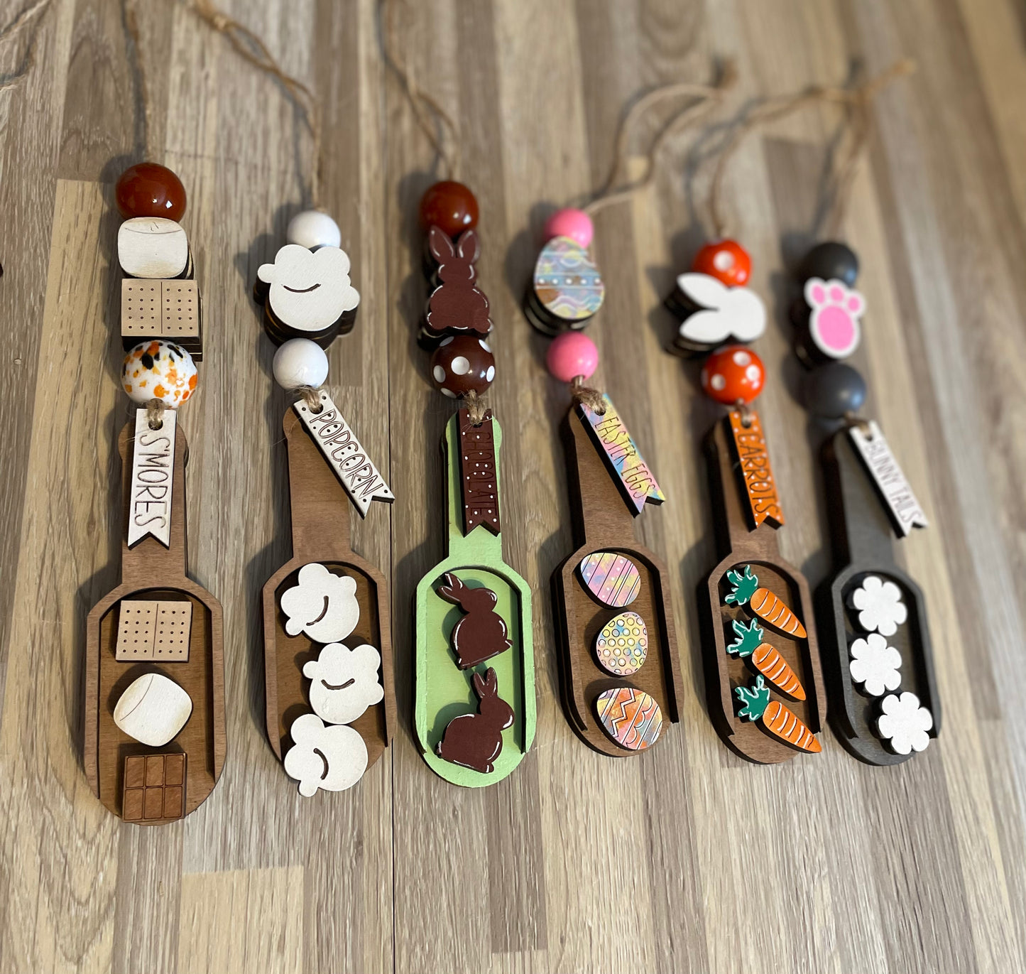 Wooden Scoops- Seasonal