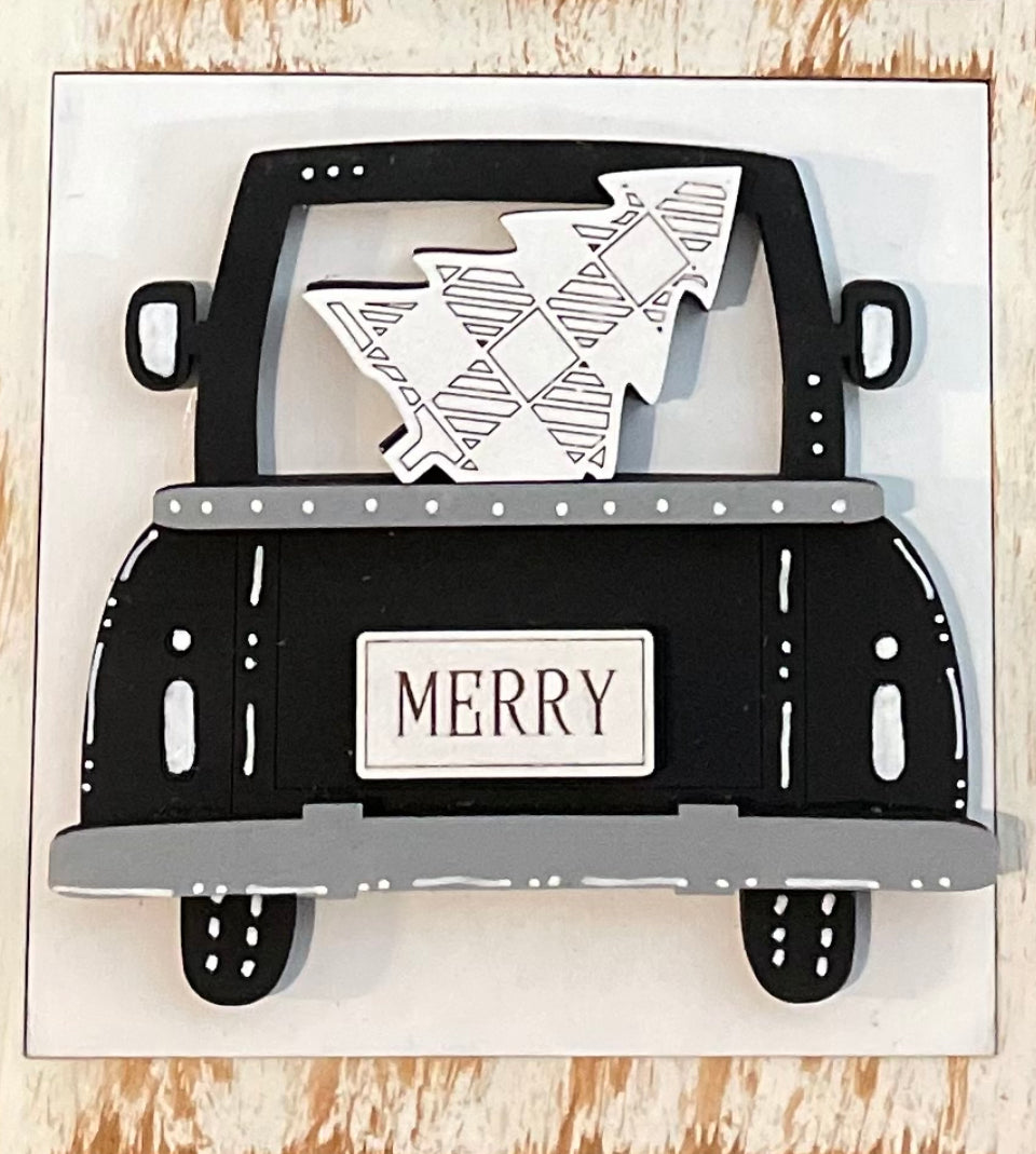 Interchangeable Leaning Ladder- Farmhouse Christmas