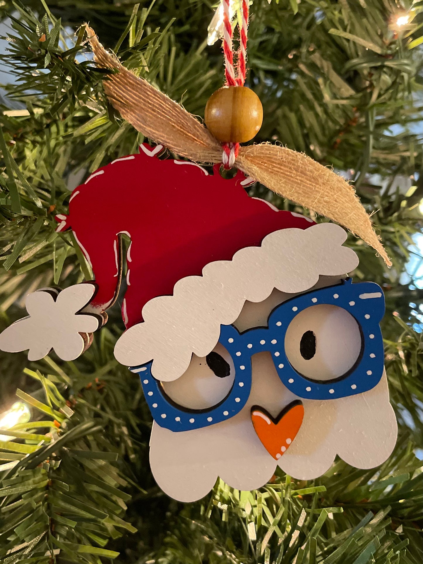 Chicken with Glasses