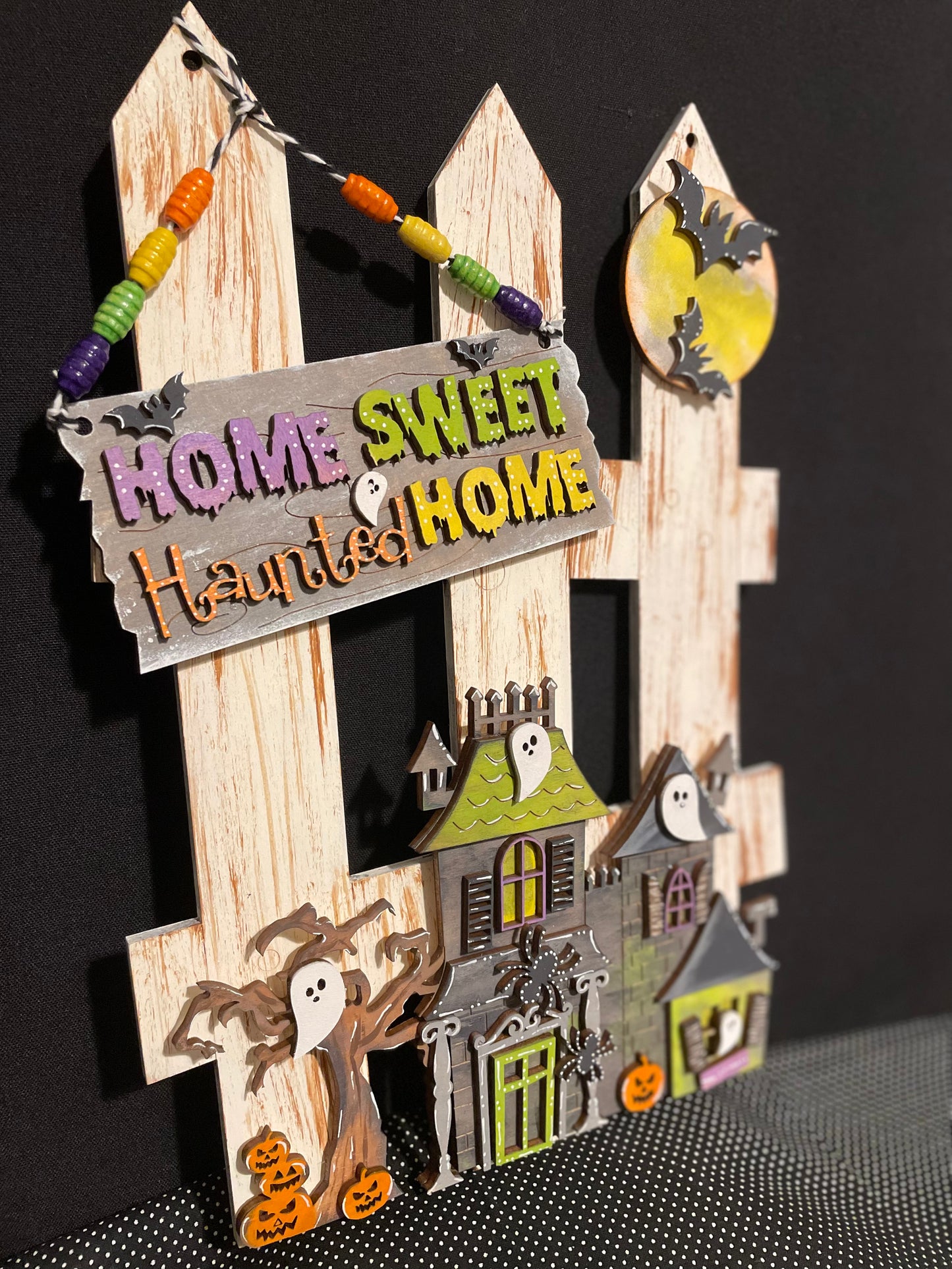 Interchangeable Fence Decor Haunted House