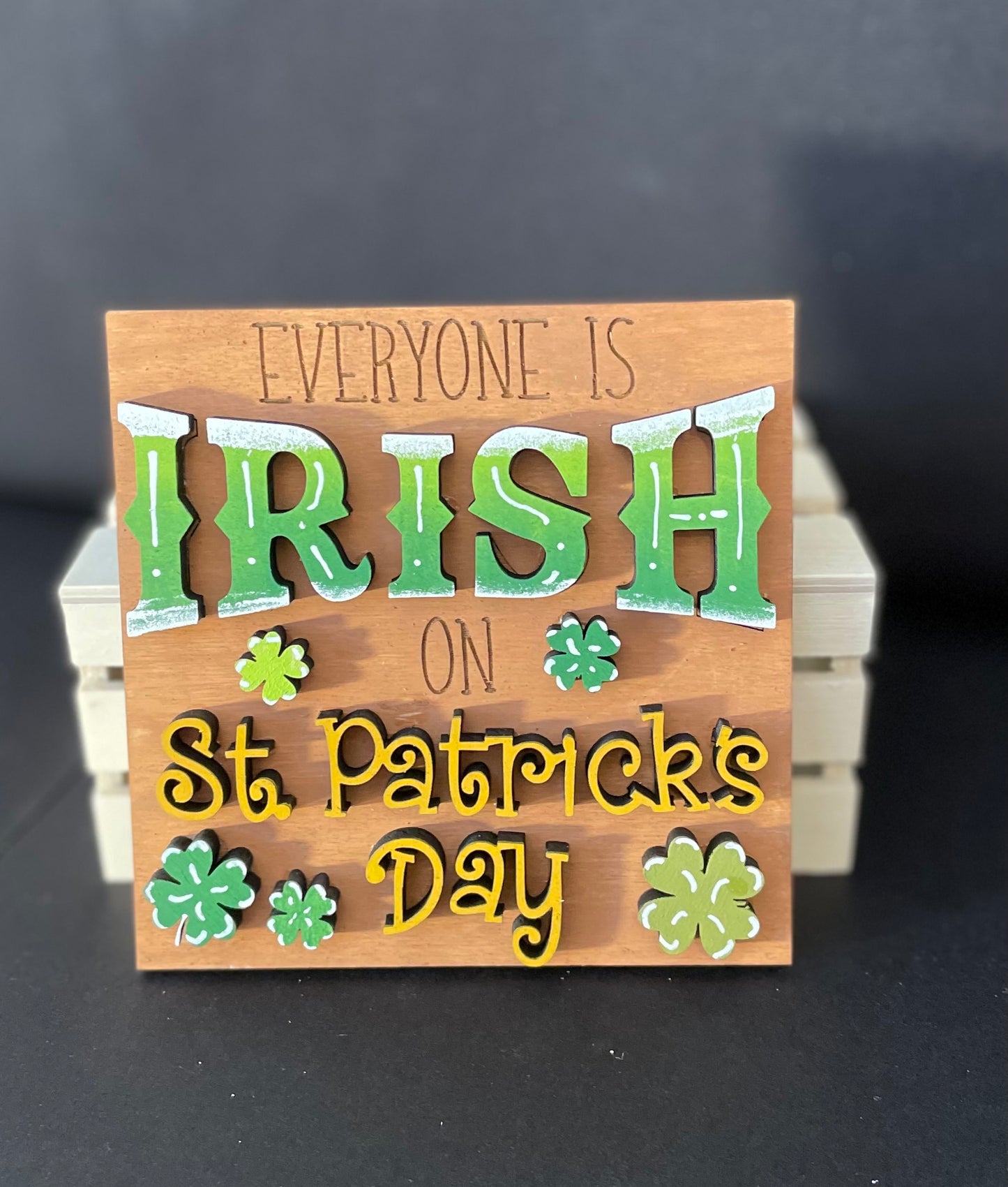 Interchangeable Leaning Ladder- St. Patrick's Day