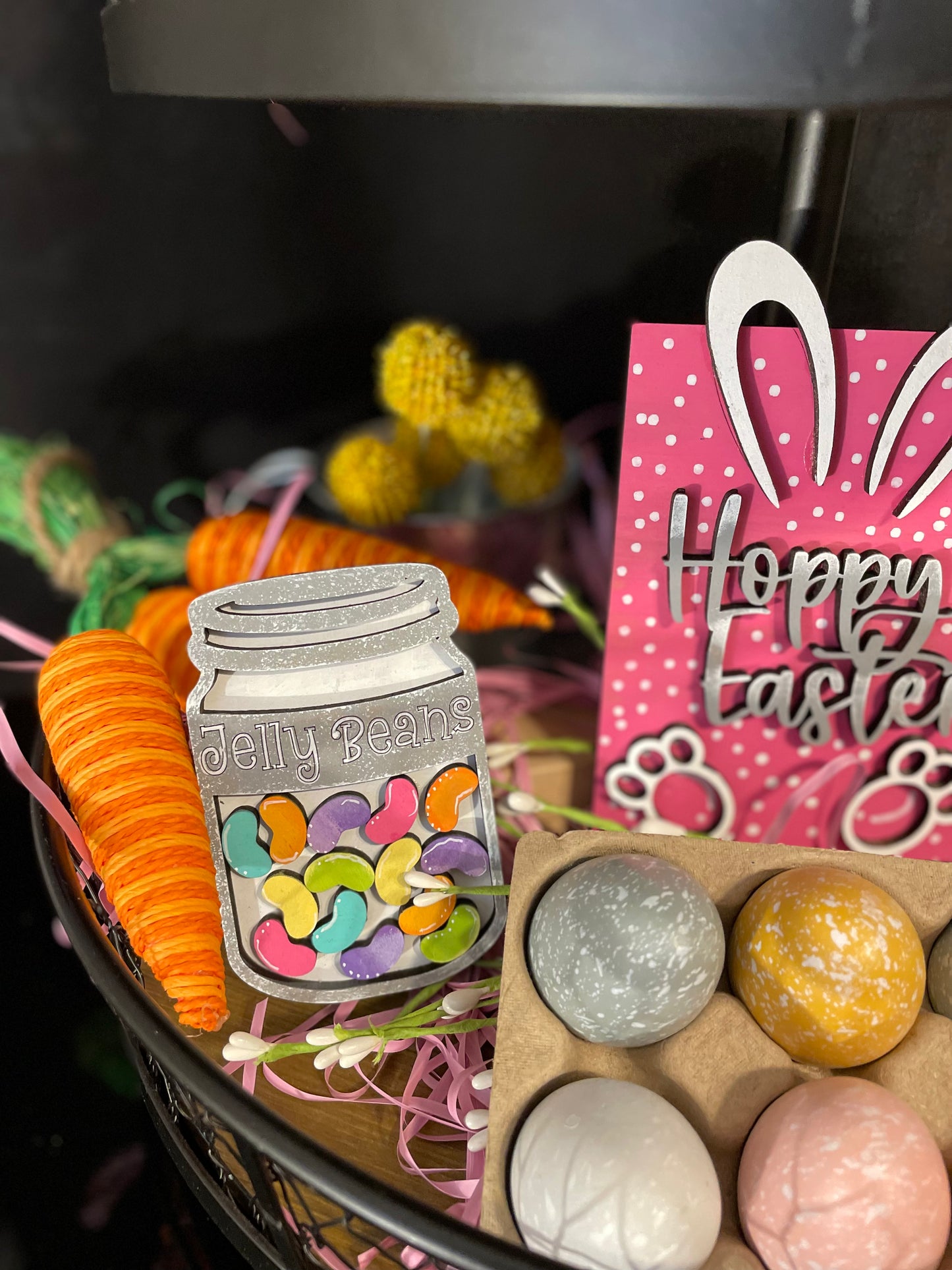 Tiered Tray Easter Bunny Set