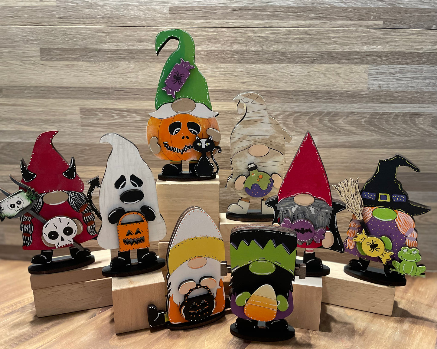 Mini Standing Halloween Gnomes- Scare Squad