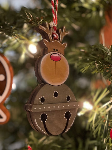 Ornaments- Reindeer Jingle Bell