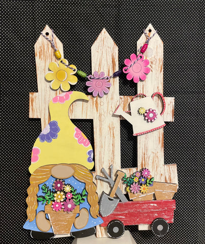 Interchangeable Fence Set- Spring Gnome