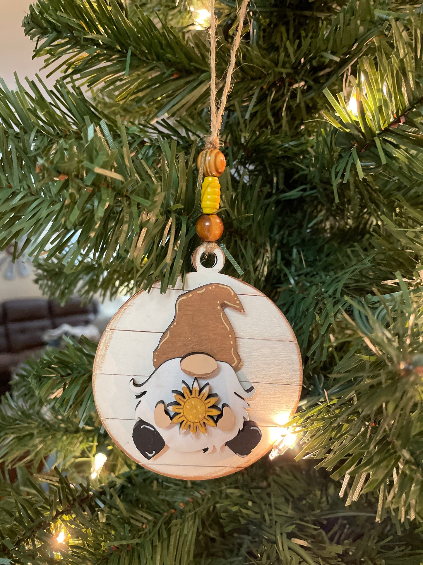 Ornaments- Sunflower Gnome