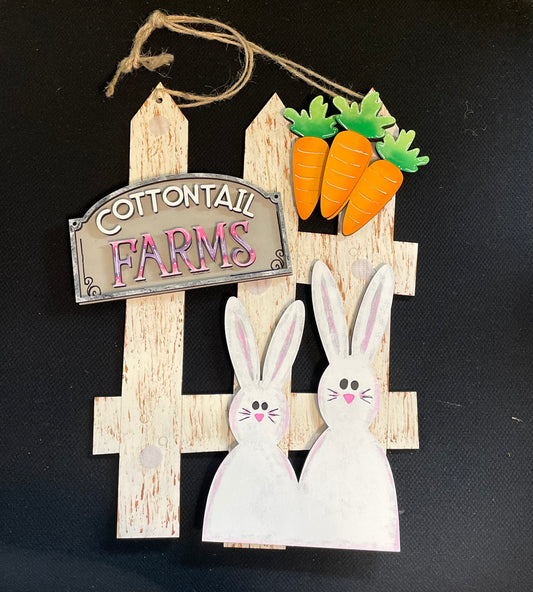 Interchangeable Fence Decor Cottontail Farms
