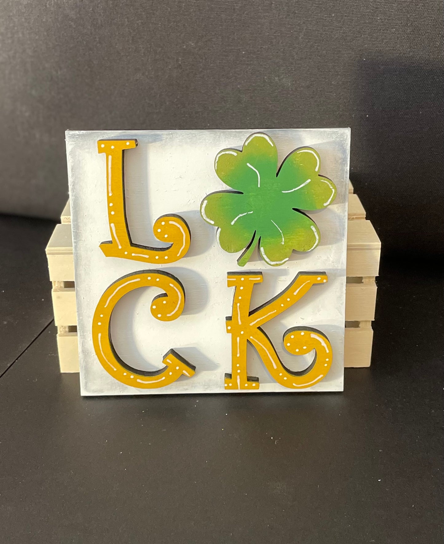 Interchangeable Leaning Ladder- St. Patrick's Day