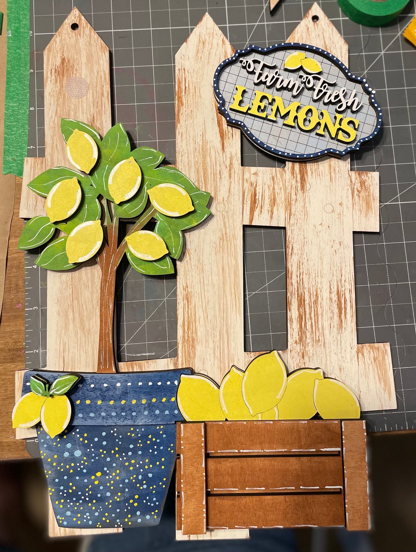 Interchangeable Fence Set- Lemon Tree