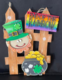 Interchangeable Fence Decor- End of the Rainbow
